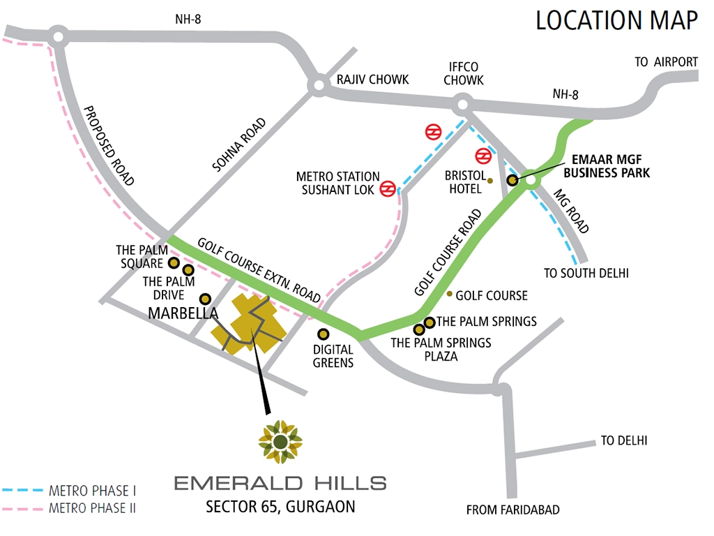 Emaar Emerald Hills Plots, Sector 65, Gurgaon